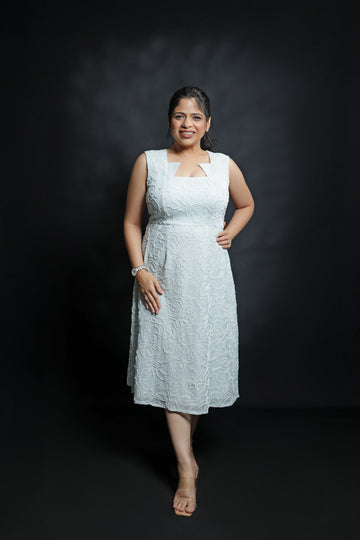 Powder Blue Dori Work One-Piece