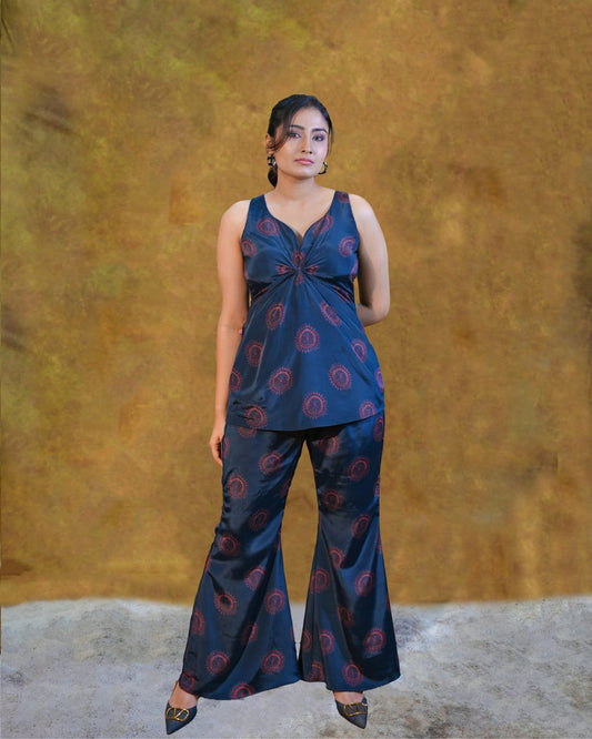 जashn black ajrakh cord-set