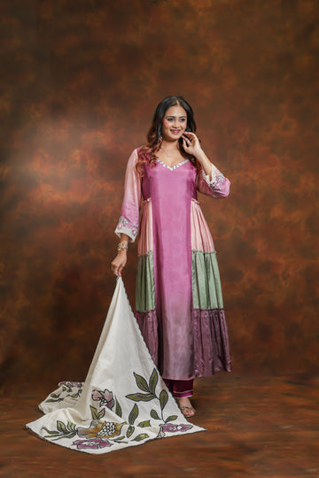 Shading dress,pant with dupatta