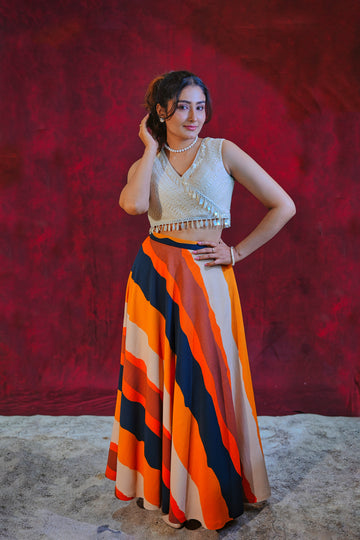 जashn Crusio top and skirt