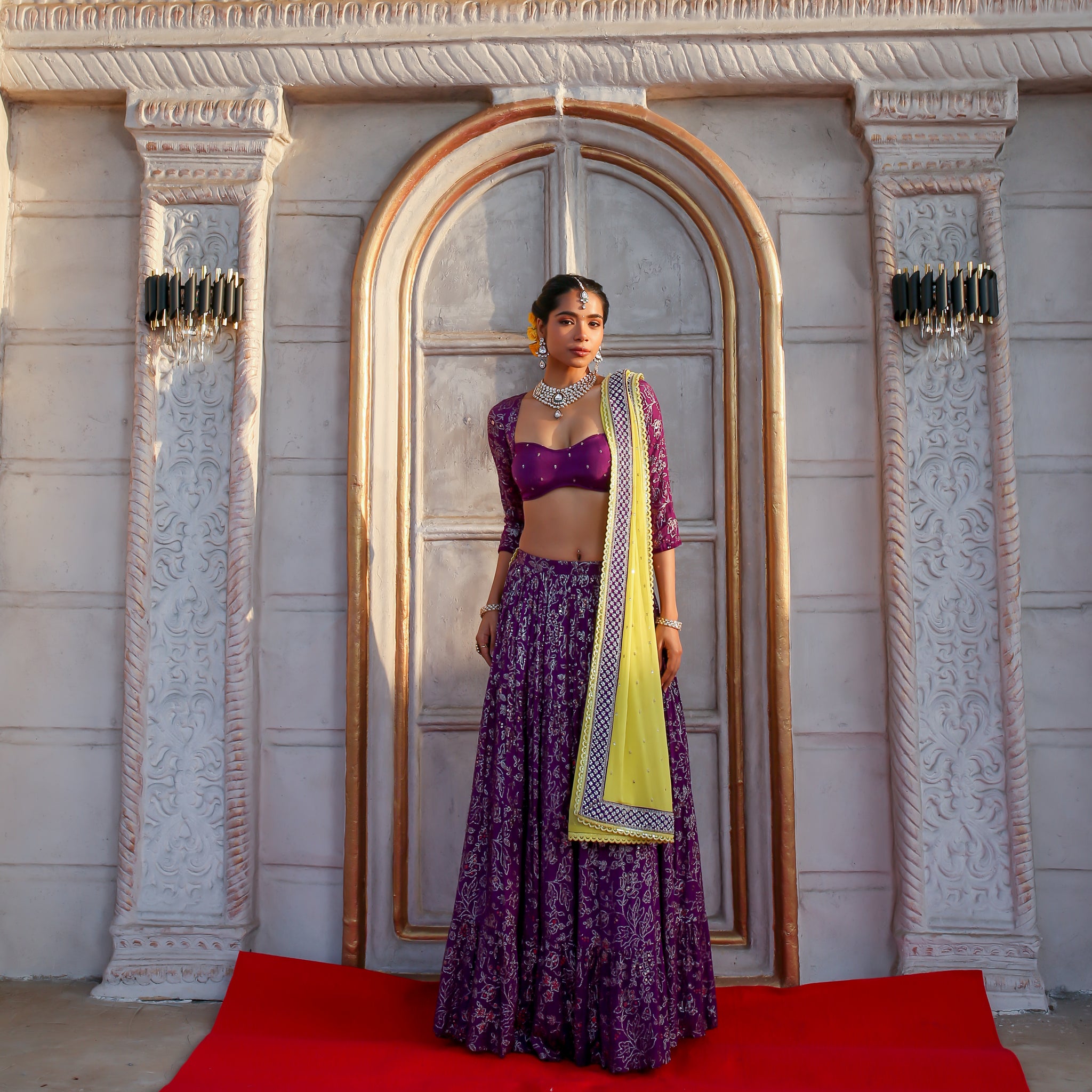 Jhamkudi Lehenga choli