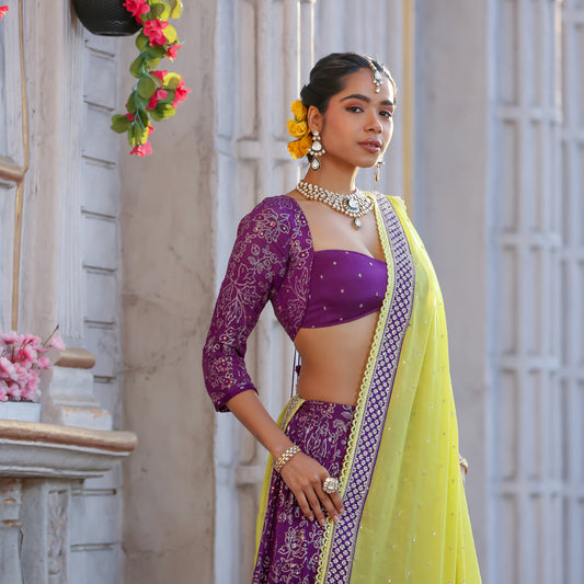 Jhamkudi Lehenga choli