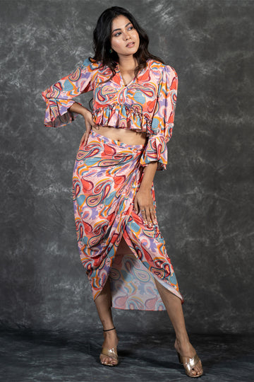 Crazy print co-ord set