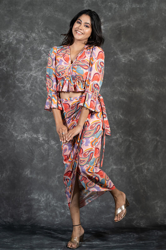 Crazy print co-ord set