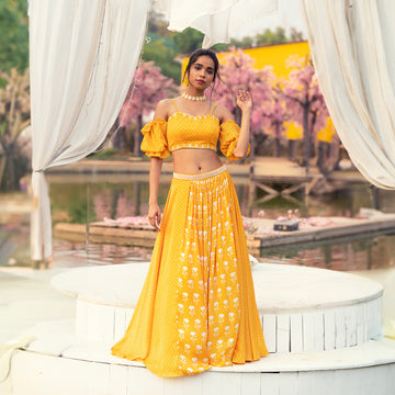 Daffodil lehenga choli